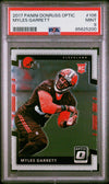Graded 2017 Panini Donruss Optic Myles Garrett #106 Rookie RC Football Card PSA 9 Mint