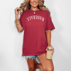 Baseball Upside Down Tee Shirt by Hey Jude Graphic Tees
