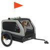 Dog Bike Trailer for Small & Medium Dogs, Universal Bicycle Coupler, Flip-Down Ramp Tailgate by Furr Baby Gifts