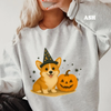 Halloween Witchy Dogs Shirt or Sweatshirt – Cute Unisex Fall Graphic Tee, Relaxed Fit - Part2 by Dog Mom Hat