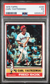 Graded 1976 Topps Carl Yastrzemski #230 Baseball Card PSA 5 Excellent