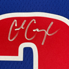 Framed Autographed/Signed Cade Cunningham 35x39 Detroit Pistons Blue Authentic Basketball Jersey Fanatics COA