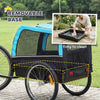 Dog Bike Trailer, Pet Cart Bicycle Carrier with 20" Air Tires, Quick-Release Wheels, Reflectors, Flag by Furr Baby Gifts