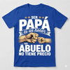 Camiseta de Hombre Ser Papa Es Un Honor Ser Abuelo – Regalo de Día del Padre Retro Grandpa Graphic Tee