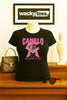 Canelo Alvarez CA Pink Mexico Mexican Flag Eagle Graphic Tee Shirt by MyWackyTees