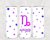 Capricorn 20 oz Skinny Tumbler by Anchored Grace Boutique