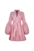 CARTA Y LETRA DRESS EYELET IN PINK EYELET by No Pise La Grama Web