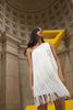 CASCADA DRESS MINI IN WHITE by No Pise La Grama Web