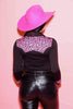 Catty Cowgirl Western Pearl Snap Rodeo Shirt by Neon Spur