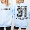 Charlie Kirk American Patriot Sweatshirt – Freedom Graphic Sweatshirt, Unisex Political Apparel by Dog Mom Hat