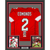 Framed Autographed/Signed Chase Edmonds 35x39 Arizona Red Football Jersey JSA COA by Hall of Fame Sports Memorabilia