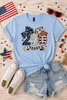 250 USA Flag Gildan Softstyle Tee by Ocean & 7th