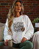 Colorful Hello Fall Graphic Crewneck Sweatshirt by Ocean & 7th