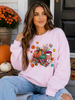 Colorful Hello Fall Graphic Crewneck Sweatshirt by Ocean & 7th