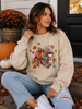 Colorful Hello Fall Graphic Crewneck Sweatshirt by Ocean & 7th