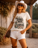 Iowa Nice Cowgirl Spice Bella Canvas Tee by Ocean & 7th