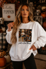 Just a Few Things Doll Face Graphic Crewneck Sweatshirt by Ocean & 7th