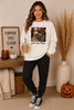 Just a Few Things Doll Face Graphic Crewneck Sweatshirt by Ocean & 7th