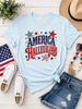 America Hallelujah Bella Canvas Graphic Tee by Ocean & 7th