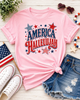 America Hallelujah Bella Canvas Graphic Tee by Ocean & 7th