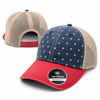 Americana Star Mesh Snapback Hat by Ocean & 7th