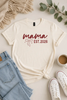 Mama Est 2026 Graphic Tee, Gildan Tee, Graphic Top by Ocean & 7th