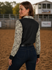 Runnin' For The Benjis Button Up Rodeo Shirt Blouse by Neon Spur