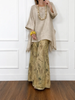 Irregular Hem Drop-Shoulder Top & Wide-Leg Pants Set | 3 Colors by FitiqueFit
