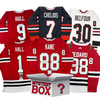 Autographed/Signed Chicago Hockey Jersey Mystery Box with PSA JSA or Beckett COA by Hall of Fame Sports Memorabilia
