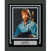 Framed Autographed/Signed Chuck Norris Missing in Action 11x14 Movie Photo JSA COA #7