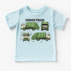 Garbage Truck Blueprints Shirt - Fun Garbage Truck Tee by Madi Moosh