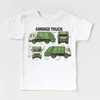Garbage Truck Blueprints Shirt - Fun Garbage Truck Tee by Madi Moosh