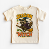 Season Of The Witch Raccoon Shirt - Halloween Tee by Madi Moosh