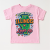 Somebody In Illinois Loves Me Shirt - State Souvenir Tee by Madi Moosh