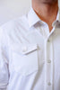 Buki's Cinqo Western Tech Shirt - White by Buki