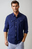 Buki’s Cinqo Western Tech Shirt - Navy by Buki