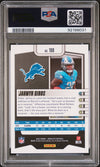 Graded 2023 Panini Absolute Jahmyr Gibbs #108 Black Rookie RC Football Card PSA 10 Gem Mint