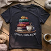 Coffee Yarn Books T-shirt by YarnMerch