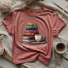 Coffee Yarn Books T-shirt by YarnMerch
