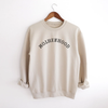 Motherhood Crewneck Sweatshirt | Neutral Mom Life Pullover by Hey Jude Graphic Tees