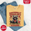 Comfort Colors Emotionally Unavailable Raccoon T-Shirts by Adorb Custom Tees