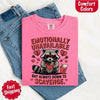 Comfort Colors Emotionally Unavailable Raccoon T-Shirts by Adorb Custom Tees