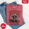 Comfort Colors Emotionally Unavailable Raccoon T-Shirts by Adorb Custom Tees