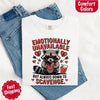 Comfort Colors Emotionally Unavailable Raccoon T-Shirts by Adorb Custom Tees