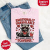 Comfort Colors Emotionally Unavailable Raccoon T-Shirts by Adorb Custom Tees