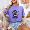 Comfort Colors Energy Unmatched Raccoon Coffee Funny T-Shirt by Adorb Custom Tees