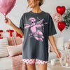 Comfort Colors Halftone Cupid V-Day Tee – Pixel Art Valentine T-shirt by Adorb Custom Tees