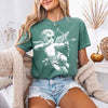 Comfort Colors Halftone Cupid V-Day Tee – Pixel Art Valentine T-shirt by Adorb Custom Tees