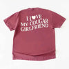 Comfort Colors I Love My Cougar Valentine’s Boyfriend Girlfriend Shirt by Adorb Custom Tees