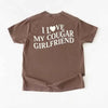 Comfort Colors I Love My Cougar Valentine’s Boyfriend Girlfriend Shirt by Adorb Custom Tees